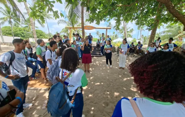 Aulão Maré do Futuro reúne estudantes de cursinhos populares na Ilha de Itaparica