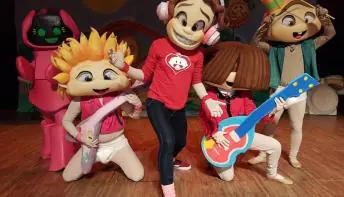 Baby Rockers e Papai Noel em um espetáculo cheio de magia e emoção