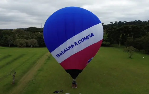 Balão inspirado na bandeira capixaba será lançado no Festival de Balonismo de Pancas