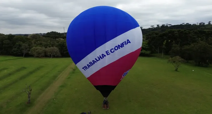 Balão inspirado na bandeira capixaba será lançado no Festival de Balonismo de Pancas