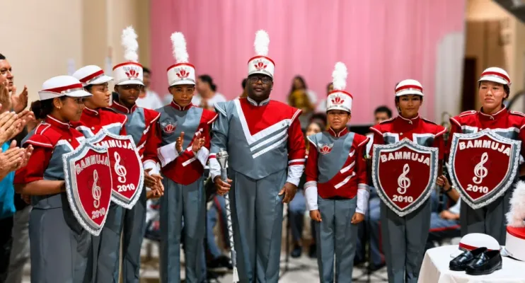 Banda Musical Municipal de Jaguaré recebe novos uniformes