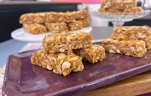 Barrinha doce com macarrão da Ana Maria Braga; veja como fazer.