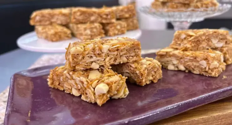Barrinha doce com macarrão da Ana Maria Braga; veja como fazer.