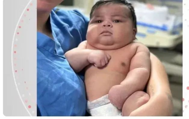 Bebê de 6,5kg nasce de parto normal, mesmo com cesárea indicada no ES; secretaria apura 