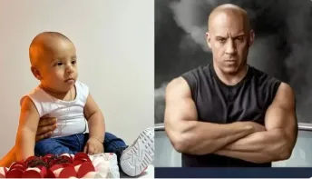 Bebê do ES viraliza por semelhança com Vin Diesel