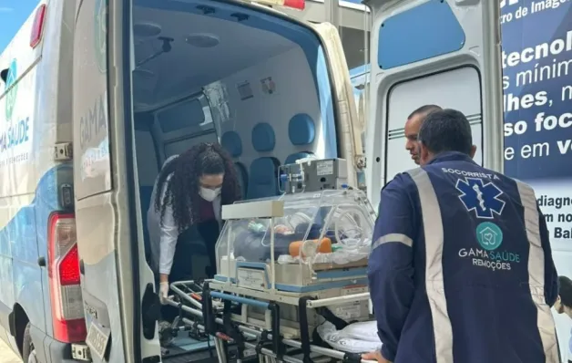 Bebê prematuro de Itabatã é transferido de UTI aérea para Ilhéus