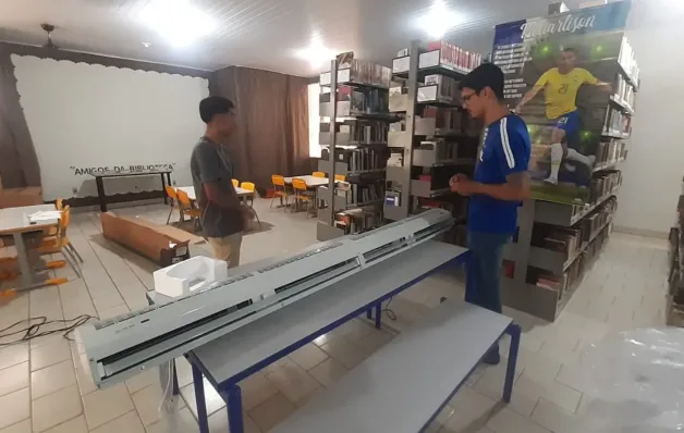 Biblioteca Municipal de Nova Venécia passa por modernização