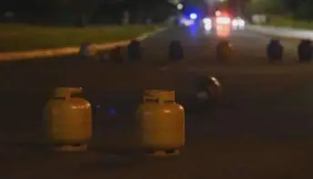 Bolsonaristas espalharam botijões de gás em vias do DF