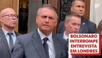 Bolsonaro se irrita com fala sobre objetivo de viagem
