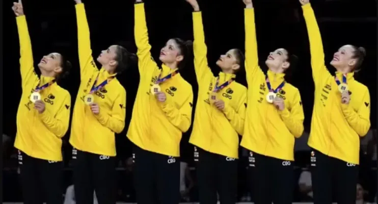 Brasil conquista ouro inédito no Mundial de ginástica rítmica
