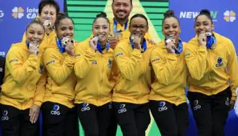 Brasil vence pela 1ª vez o Pan de ginástica artística