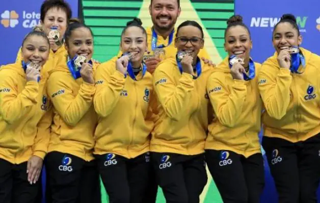 Brasil vence pela 1ª vez o Pan de ginástica artística