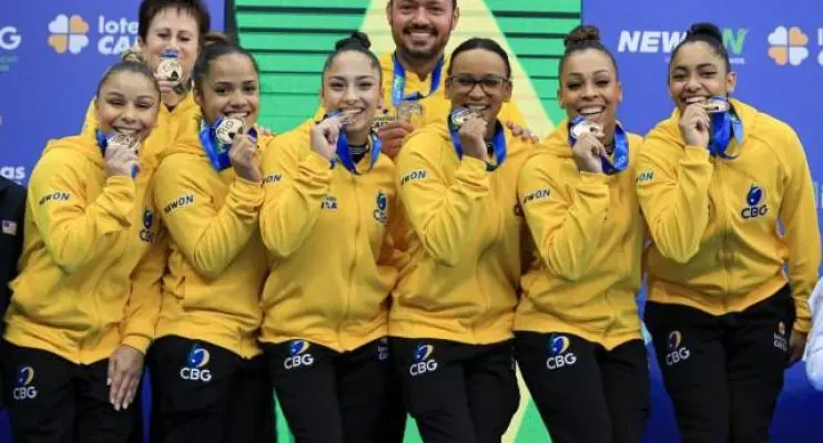 Brasil vence pela 1ª vez o Pan de ginástica artística
