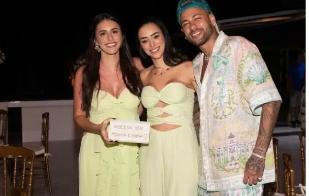 Bruna Biancardi e Neymar escolhem madrinha para segunda filha do casal