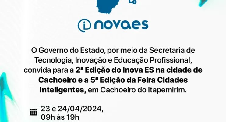 Cachoeiro de Itapemirim sedia Inova ES e Feira de Cidades Inteligentes