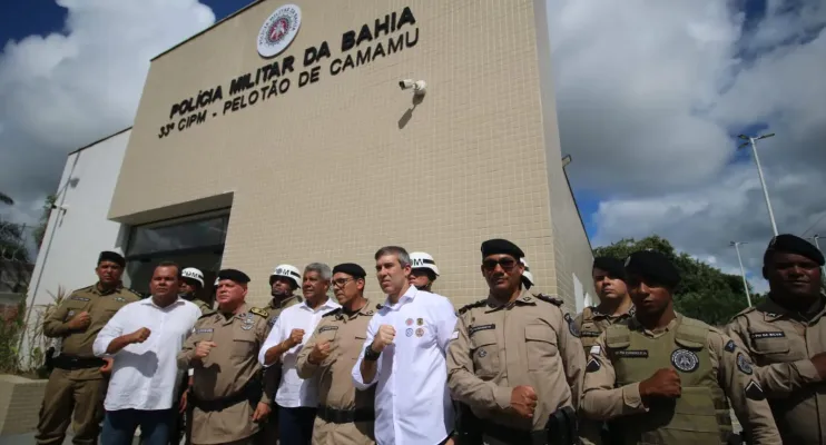 Camamu, cidade número 300 visitada pelo governador, ganha novo Pelotão da PM