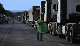 Caminhões de atos antidemocráticos foram usados para tráfico de drogas e contrabando