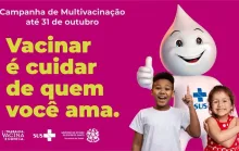 Campanha de Multivacinação para crianças e adolescentes tem início nesta segunda-feira (06)