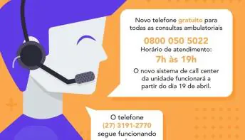 Himaba disponibiliza telefone 0800 para marcação de consultas ambulatoriais