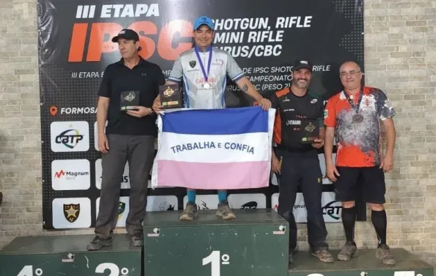 Capixaba conquista tricampeonato brasileiro de tiro e garante vaga no Mundial da Grécia
