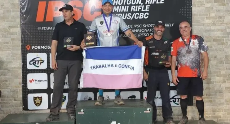 Capixaba conquista tricampeonato brasileiro de tiro e garante vaga no Mundial da Grécia