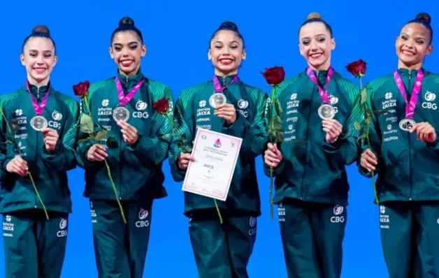 Capixaba leva Brasil ao pódio inédito no Mundial de ginástica rítmica