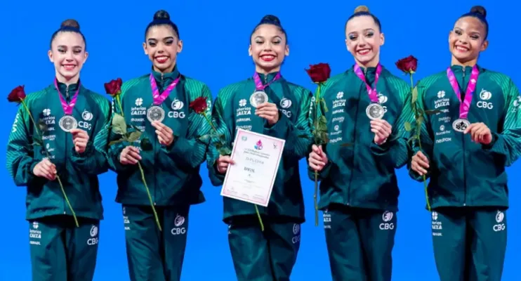Capixaba leva Brasil ao pódio inédito no Mundial de ginástica rítmica