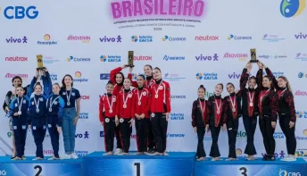 Capixabas conquistam títulos no Campeonato Brasileiro e Copa Brasil de Ginástica Rítmica