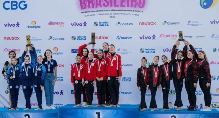 Capixabas conquistam títulos no Campeonato Brasileiro e Copa Brasil de Ginástica Rítmica