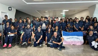 Capixabas desembarcam em São Paulo para a fase regional das Paralimpíadas Escolares