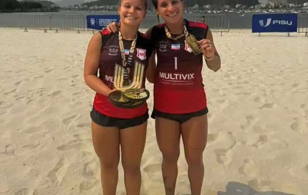 Capixabas se sagram campeãs brasileiras universitárias no beach soccer e no futevôlei