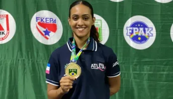 Carateca conquista ouros e se classifica para a final do Campeonato Brasileiro de Karatê