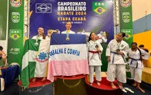 Caratecas capixabas conquistam medalhas e se classificam para a final do Campeonato Brasileiro
