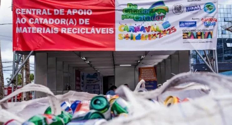 Carnaval de Salvador bate recorde e beneficia 3,5 mil famílias com reciclagem