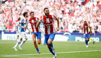 Carrasco faz nos acréscimos e salva Atlético de Madrid de tropeço contra Espanyol
