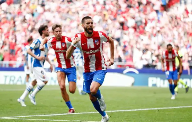 Carrasco faz nos acréscimos e salva Atlético de Madrid de tropeço contra Espanyol