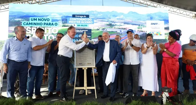 Casagrande participa da inauguração do Contorno do Mestre Álvaro, na Serra