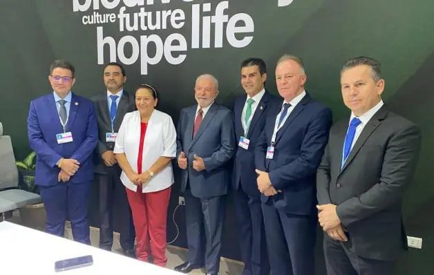 Casagrande se reúne com presidente eleito durante agenda com governadores na COP 27