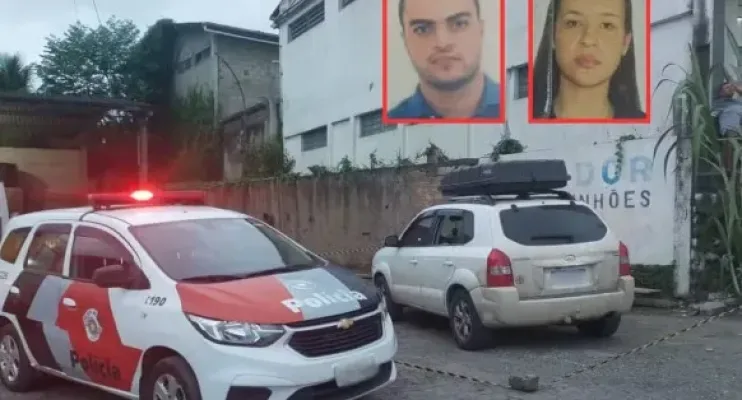 Casal de empresários é encontrado morto dentro de carro ligado