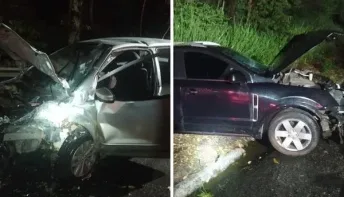 Casal morre em acidente na BR 262, em Domingos Martins
