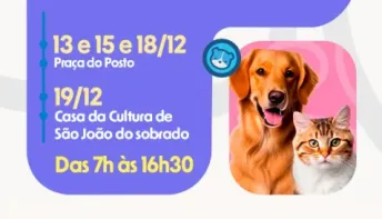Castração gratuita de pets começa neste sábado em Pinheiros