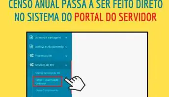 Censo Anual passa a ser feito direto no sistema do Portal do Servidor