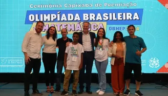 Cerimônia premia alunos capixabas medalhistas da Olimpíada Brasileira de Matemática
