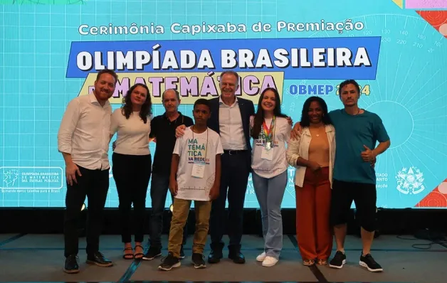 Cerimônia premia alunos capixabas medalhistas da Olimpíada Brasileira de Matemática