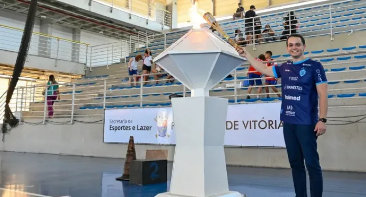 Chama olímpica acesa: estão abertos os Jogos Escolares Municipais de Vitória