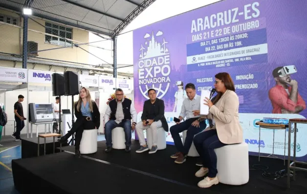 Cidade Expo Inovadora segue com debates estratégicos e exposição de projetos inovadores em Aracruz