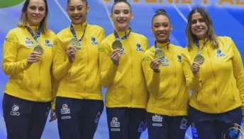 Com capixabas, Brasil fatura 12 medalhas no Pan-Americano de Ginástica Rítmica