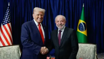 Comércio e crime organizado serão temas da reunião entre Lula e Trump