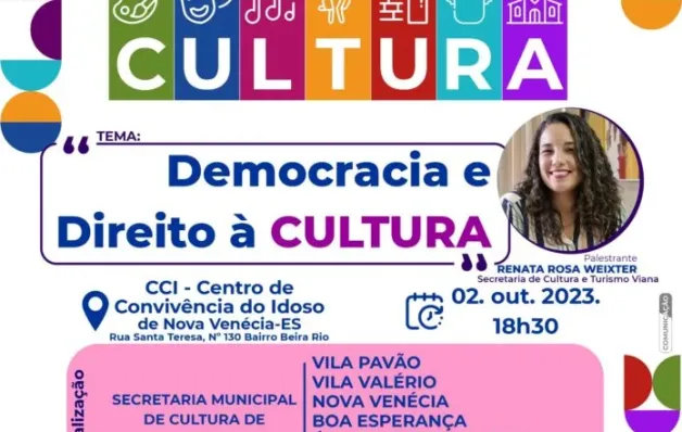 Conferência Intermunicipal de Cultura promove encontro para fortalecer a diversidade cultural da região noroeste do ES