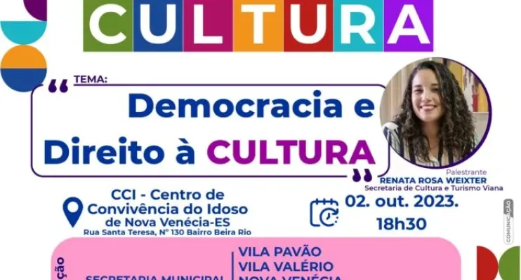 Conferência Intermunicipal de Cultura promove encontro para fortalecer a diversidade cultural da região noroeste do ES